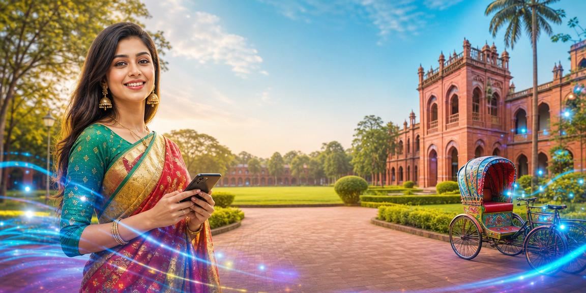 ঢাকায় ডিপোজিট বোনাস নিয়ে উৎসাহিত একজন নারী ব্যবহারকারী